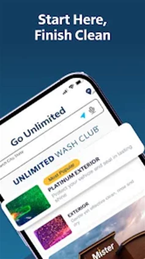 Using the Mister Car Wash Website or App