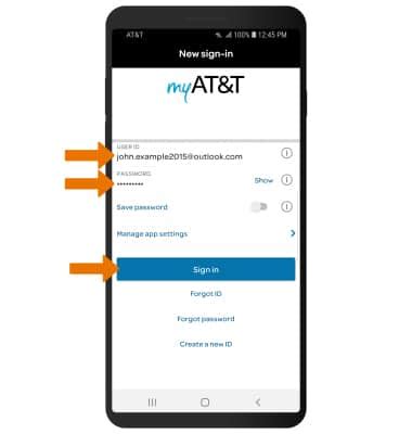 Using the MyAT&T Website