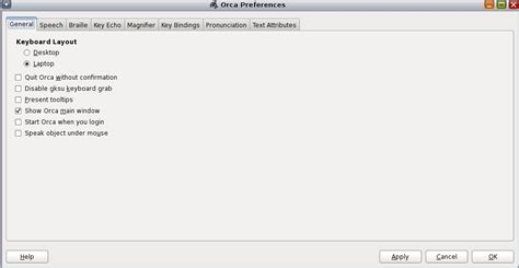 Using the Orca Keyboard Commands - Oracle® Solaris 11 Desktop 