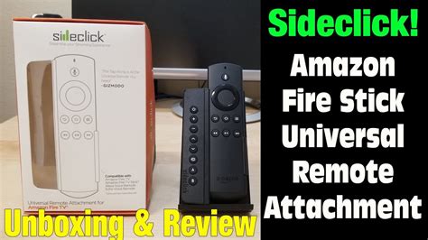 Using the Sideclick to Add Extra Functions to the Fire TV Remote