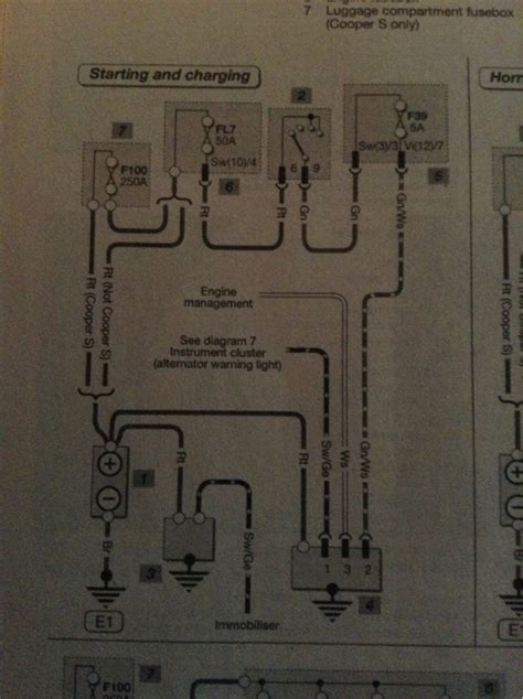 Using the Wiring Diagram for Repairs Mini Cooper Alternator Wiring Diagram