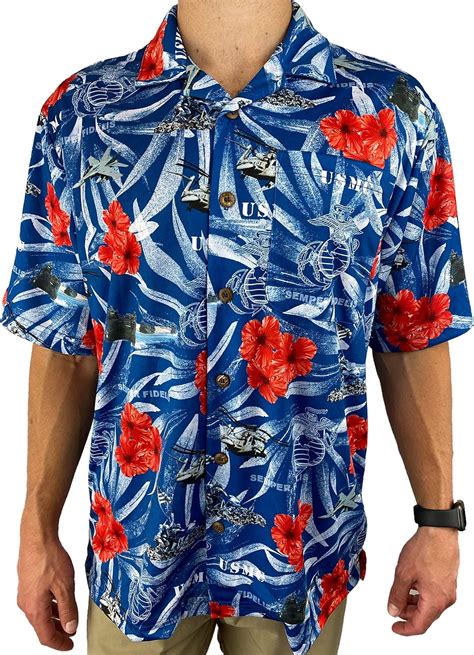 Usmc Hawaiian Shirt