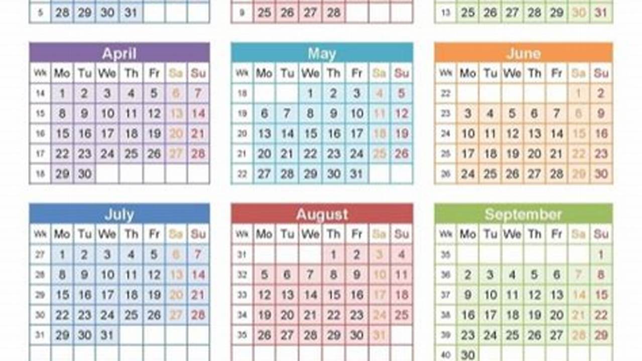 Usps Color Coded Calendar 2024 Pdf Printable