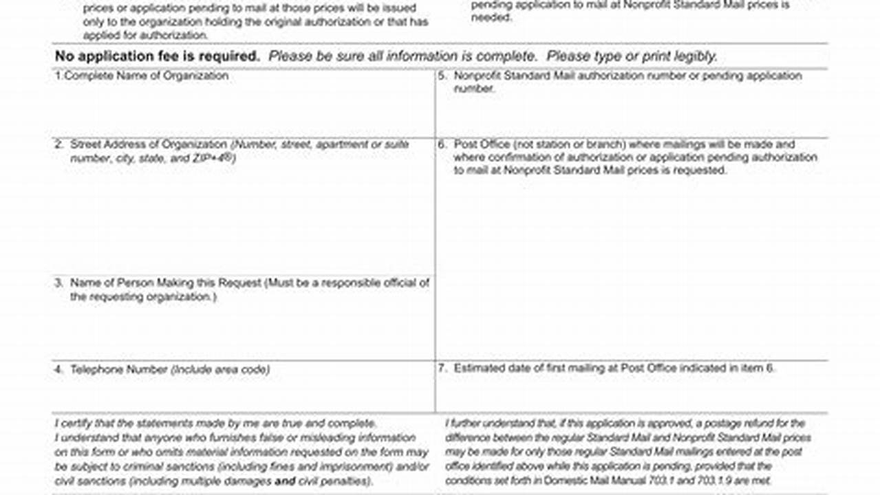 Usps Form 2025 Fillable Form Download