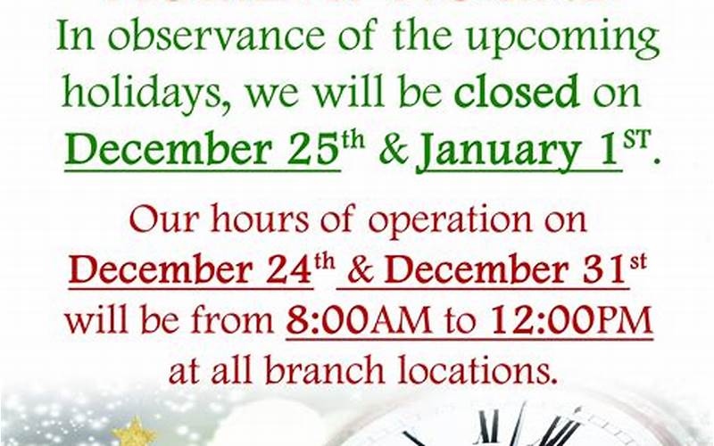 Usps Holiday Closure