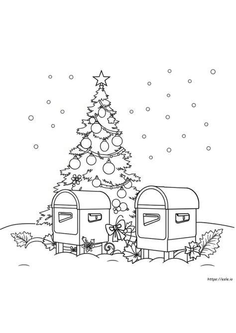 Usps Christmas Coloring Pages