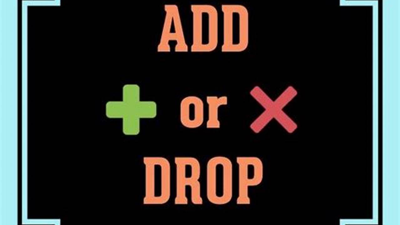 Ut Add Drop Fall 2025