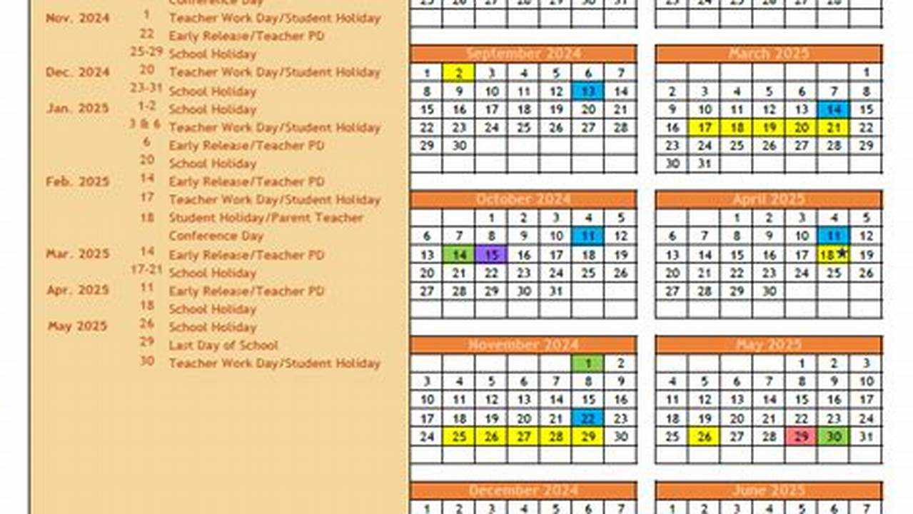 Ut Austin Spring 2024 Calendar Print