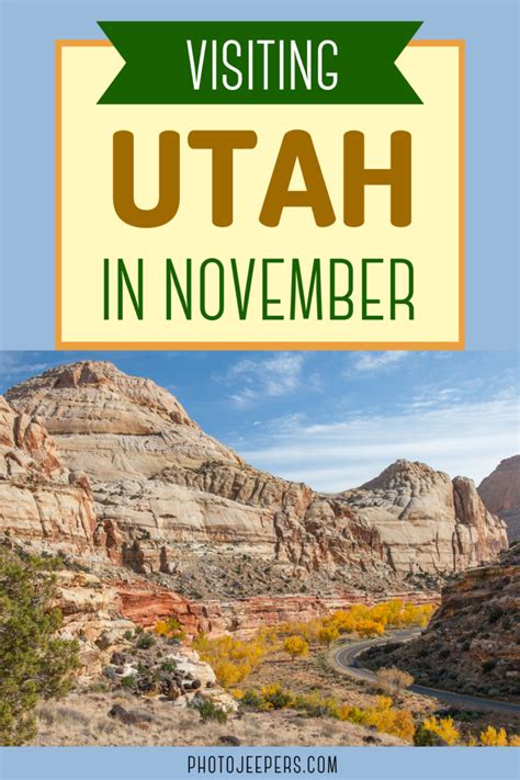 Utah November Activities