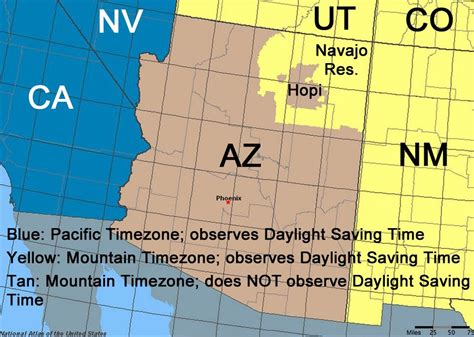 Time Zones in Utah, United States