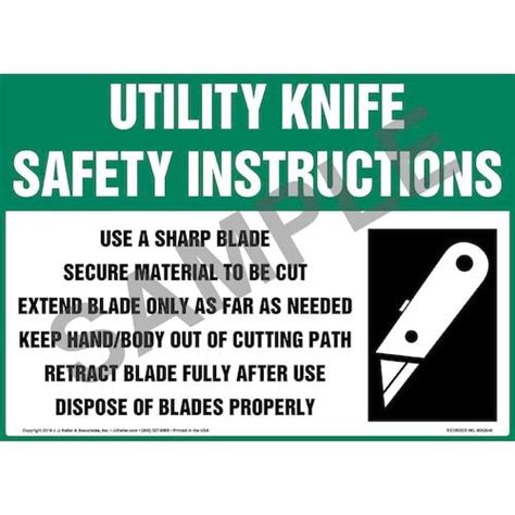 Utility Knife Osha