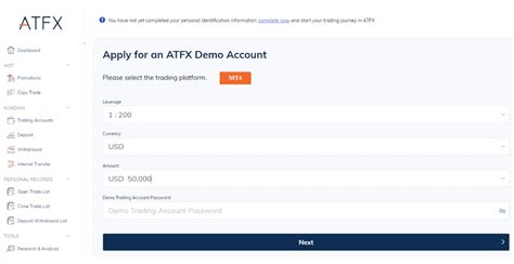 Utilize Demo Accounts