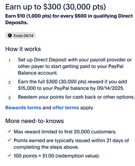 Utilize Direct Deposit for Bonus Offers