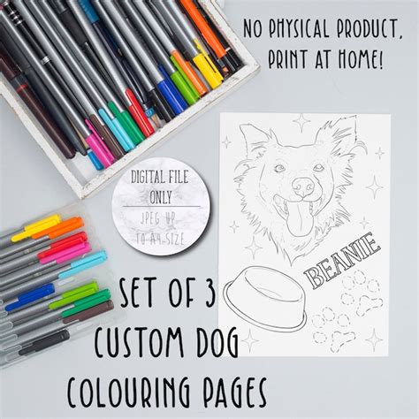 Utilizing Digital Tools for Custom Dog Coloring Page Designs