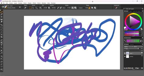 Utilizing Layers and Advanced Brushes
