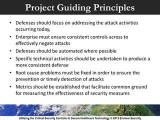 Utilizing Technical Defenses