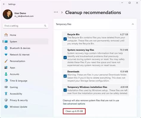 Utilizing the Diagnostic Panel for Cleanup