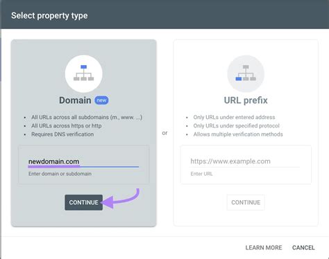 Utilizing the Domain Property