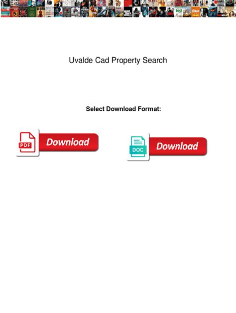 Unleash the Power of Uvalde County CAD Property Search for Your Real Estate Needs!