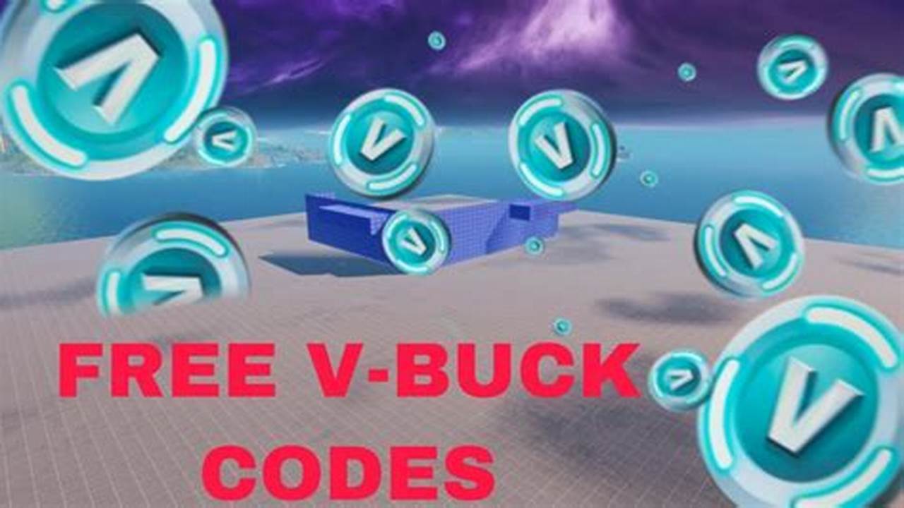 V Bucks Free Codes 2024 Roblox