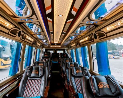 VIP bus interior Vietnam