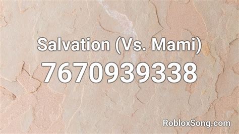 VS Mami - Connect Roblox ID - Roblox music codes