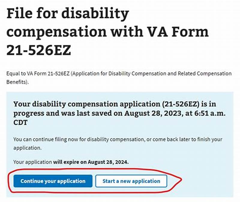 Va Form To File For Disability