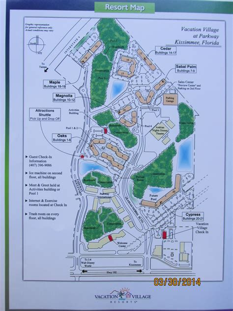 Vacation Village At Parkway Map