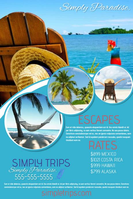 Vacation Flyer Template: Create Stunning Flyers For Your Dream Getaway