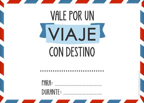 Vale Para Un Viaje Plantillas para crear Vales Regalo gratis | Canva