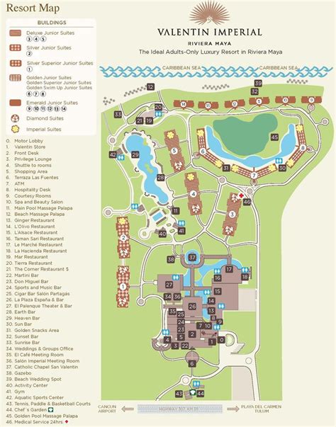 Discover Your Way Around Paradise: Navigate Valentin Imperial Maya with Our Property Map