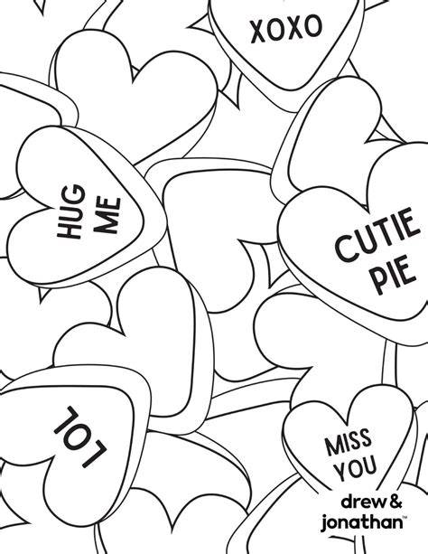 Valentine Coloring Activity Pages