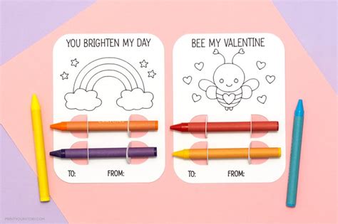 Spread Love with Valentine's Day Coloring Cards | Get Free SVGs to Make Your Own Stunning Cards