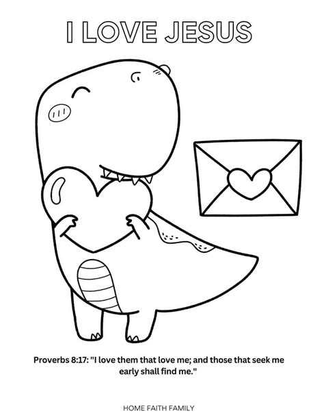 Valentine Coloring Pages For Sunday School