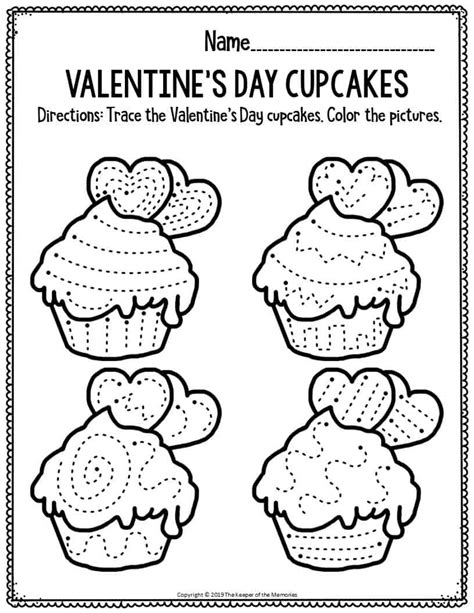 Valentine Day Printables For Preschoolers