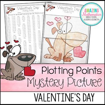 Valentines Day Plotting Points Worksheet