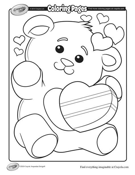 Valentines Coloring Pages Crayola