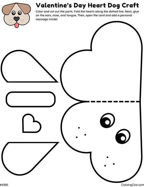 Valentines Day Crafts Coloring Pages