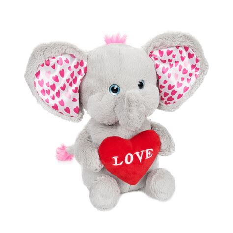 Surprise Your Valentine with a Cute and Cuddly Elephant Stuffed Animal - Perfect Gift for the Day of Love!