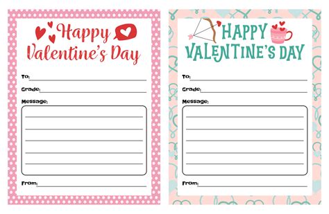 Valentines Day Grams Template