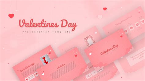 Valentines Day PowerPoint Template & Background for Presentation