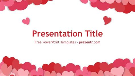 Valentines Day Powerpoint Template Free
