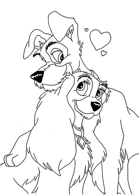 Valentines Disney Coloring Pages