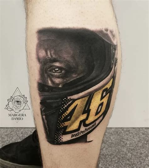 My first tattoo, for my love of Valentino Rossi