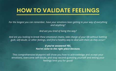 Validate their Emotions