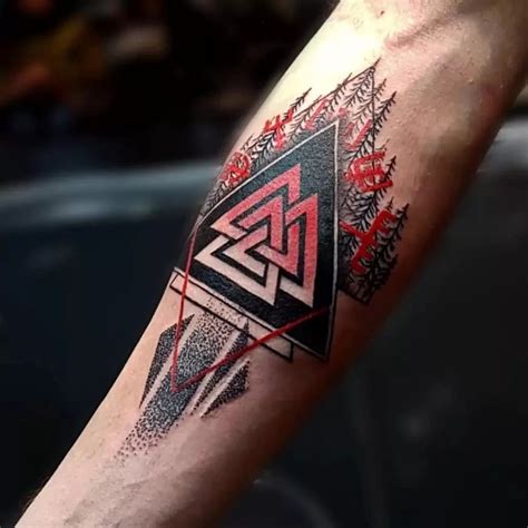 Valknut Viking tattoos, Tattoos for guys, Small tattoos