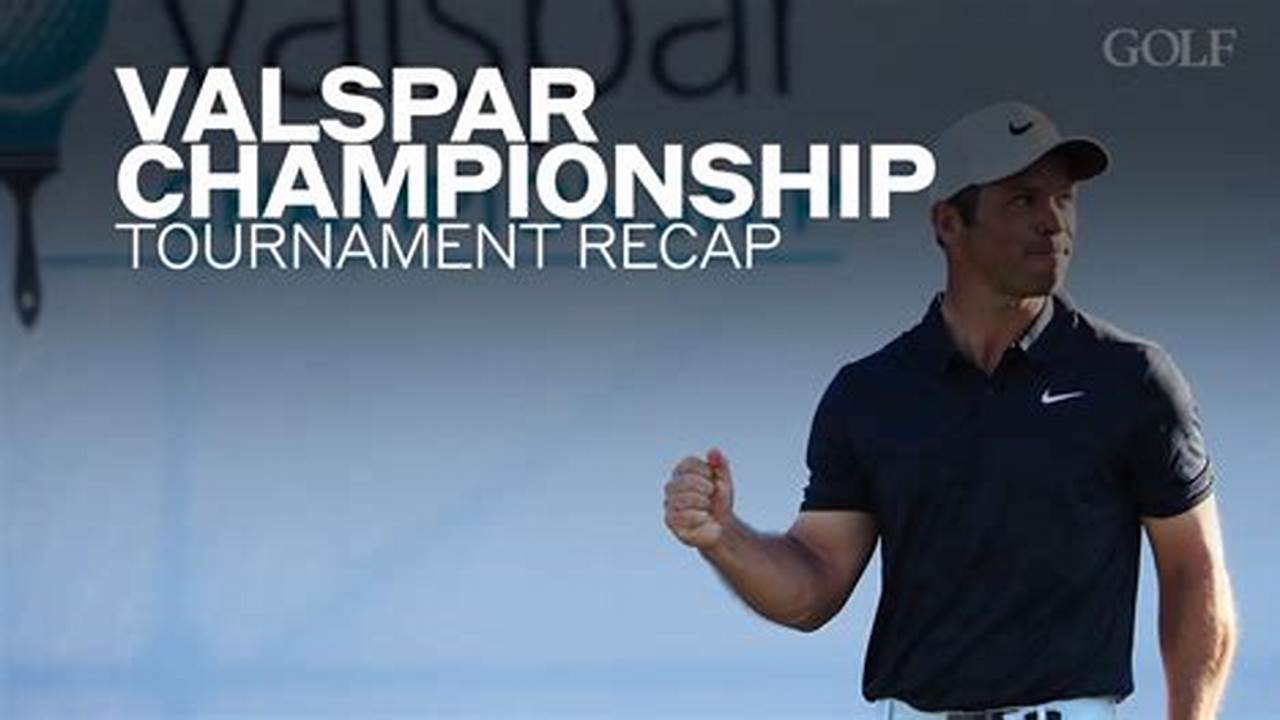 Valspar Championship 2024 Results Page Belongs To The Golf/Pga Tour Section Of Flashscore.co.uk., 2024