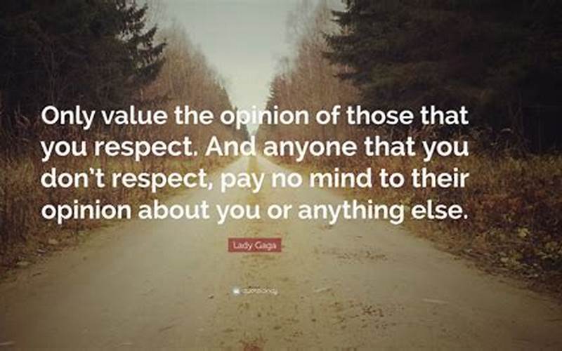 Value Of Opinion