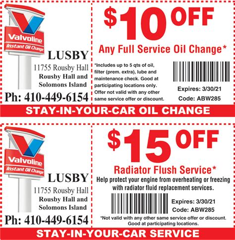 Earn Your Valvoline Express Care Rewards, Points & Oil Change Coupons
