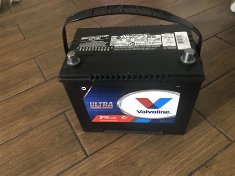 Valvoline battery replacement